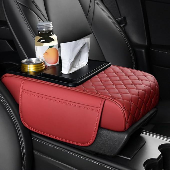 Center Console Cover Organizer, 5-In-1 Arm Rest Cover by STSoleMeT