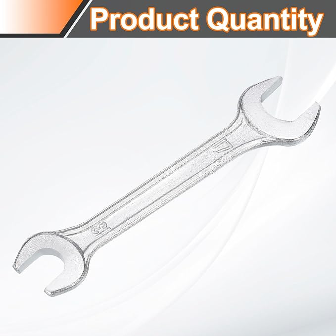 HARFINGTON Double Open End Wrench 13mm x 17mm Metric 15 Degree Offset Angle - Image 3