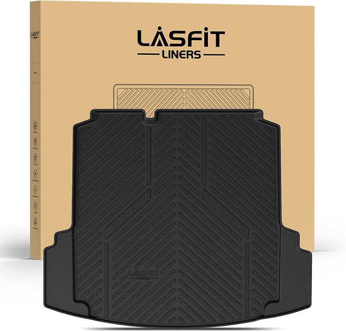 LASFIT Cargo Mat for Volkswagen Jetta 2011-2018, Custom Fit All-Weather TPE by LASFIT