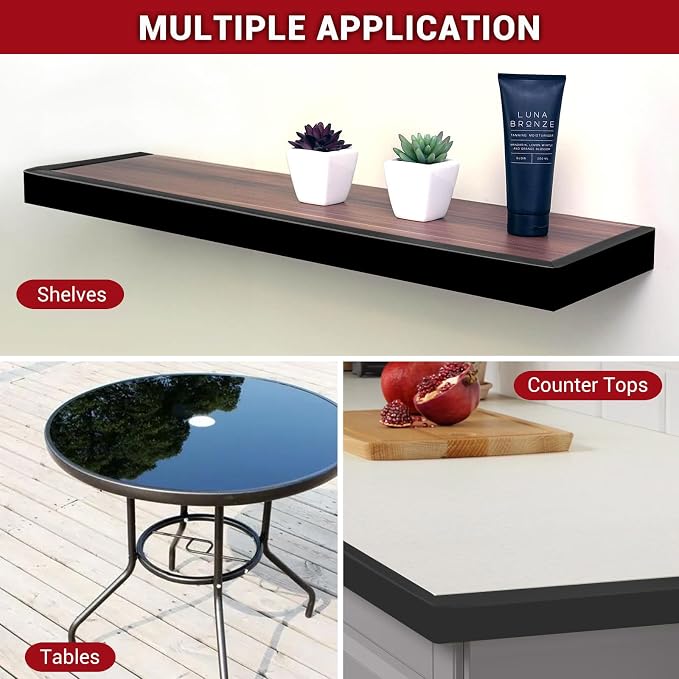 Rubber Edge Trim, Counter Top, Wide U Shaped Edge Trim, Edge Banding - Image 5