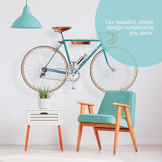 WOKK Wooden Bike Wall Mount - Image 2