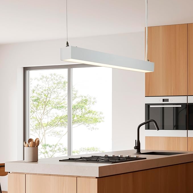 Maxxima 4 ft. LED Linear Light, Up and Down Adjustable Light Output, 3 CCT - Image 8