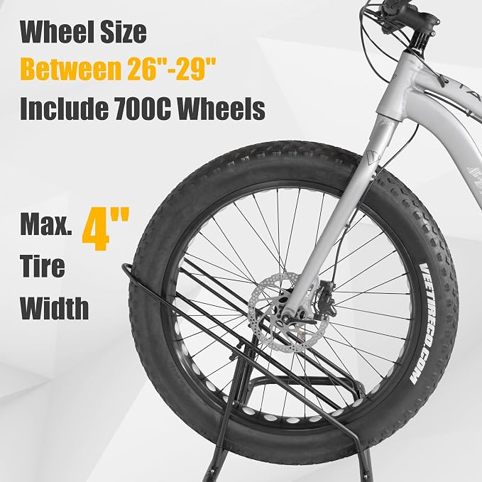 CyclingDeal Bike Rack Floor Parking Bike Stand - Image 3