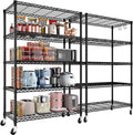 PrimeZone 2 Packs 36" W x 16" D x 79" H Wire Storage Shelves by PrimeZone