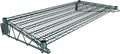 24" x 48" Green Epoxy Wire Wall Mount Shelf by Krollen+Industrial
