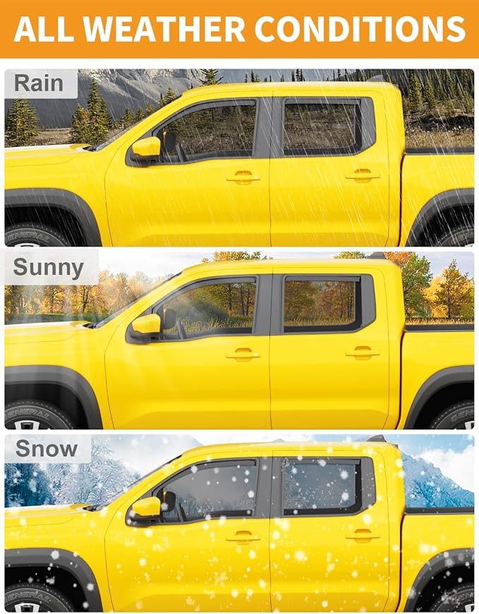in-Channel Window Rain Guards Fit - Image 6