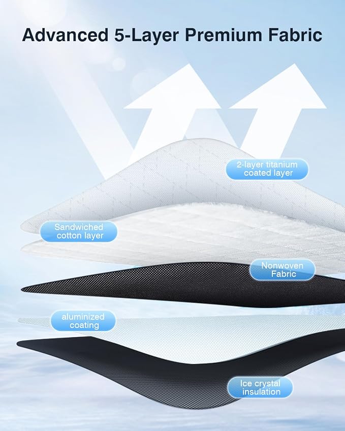 Windshield Sun Shade Custom Fit - Image 3