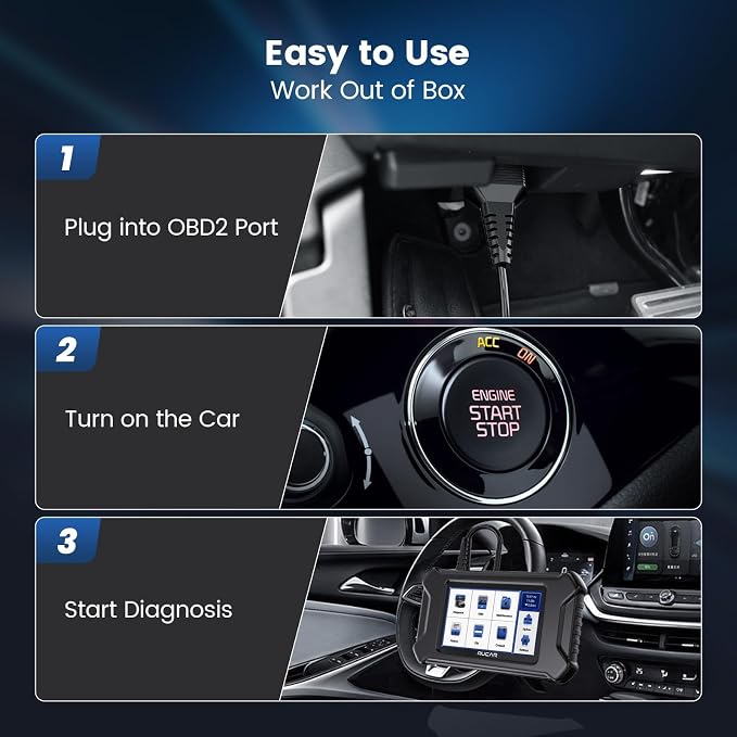 MUCAR CS6 OBD2 Scanner Diagnostic Tool, Engine Transmission BCM Car Scanner - Image 7
