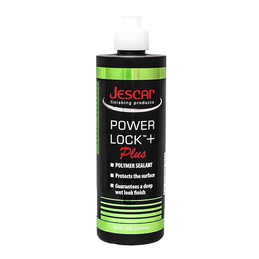 Jescar Power Lock Plus Polymer Sealant - 16oz - Durable High-Gloss Paint Sealant by JescarFinishingProducts
