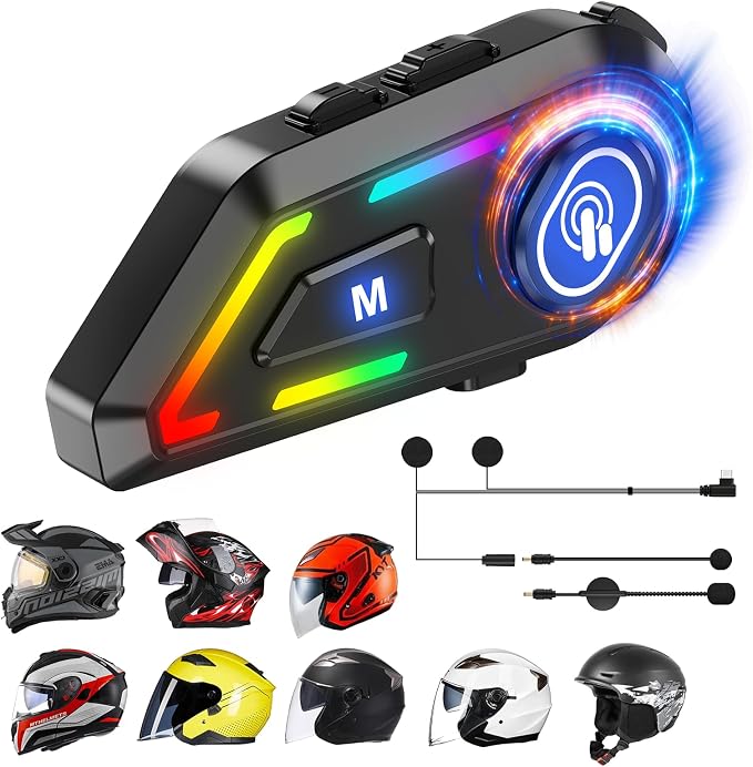 Motorcycle Helmet Bluetooth, Helmet Speakers by TouchTwo