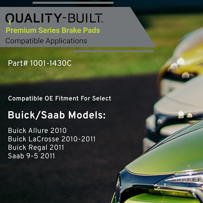 Premium Ceramic Rear Brake Pads Compatible - Image 3
