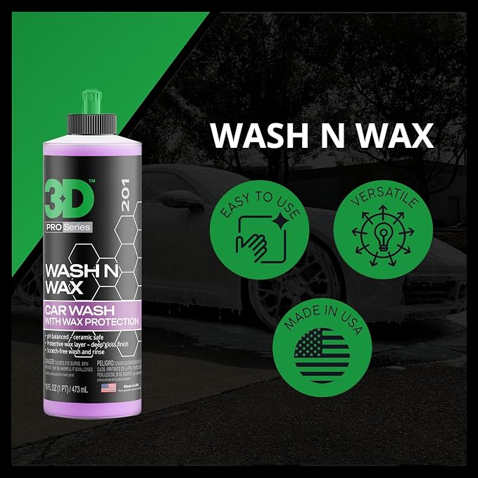 3D Wash N Wax Car Wash Soap - Image 4