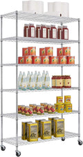48" D×18" W×82" H Wire Shelving Unit Metal Shelf by BestOffice