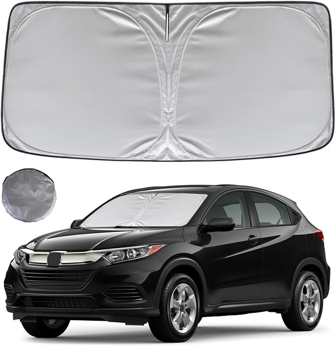 KAYZT Windshield Sun Shade for 2016-2022 Honda HR-V HRV Foldable Sunshade Front by KAYZT