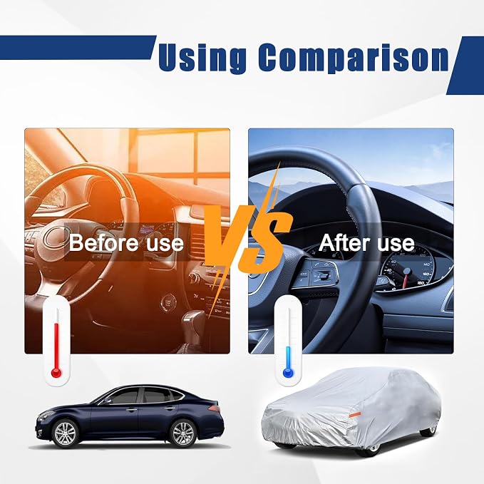Kayme 6 Layers Coupe Car Cover Custom Fit Toyota MR2 Waterproof All Weather - Image 4