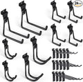 INCLY 24 Pack Heavy Duty Slatwall Hooks, Slat Wall Hanging Hooks and Hangers by INCLY