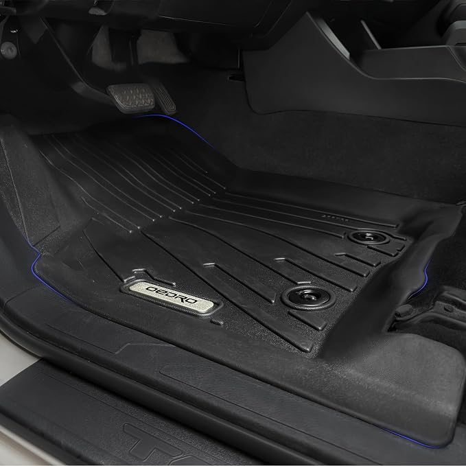 OEDRO Upgraded Floor Mats Fit for Toyota Tacoma 2016-2023, All Weather TPE - Image 3