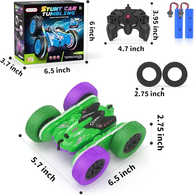 Remote Control Car, RC Cars, RC Stunt Car Toys - Image 9