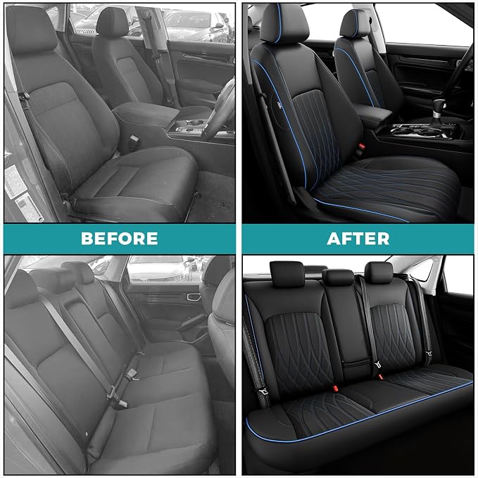 Seat Covers for Honda Civic Hatchback EX, Sport Touring, EXL 2016 2017 2018 - Image 5
