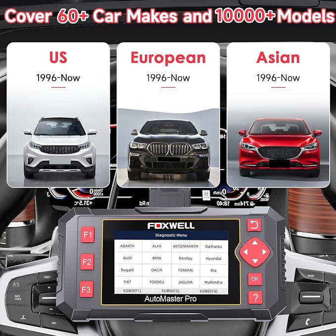 FOXWELL NT604 OBD2 Scanner Diagnostic Tool, Check Engine Code Reader, ABS SRS - Image 8