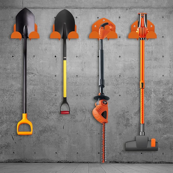 Garage Storage Garage Organizer Trimmer Rack Garden Power Tool Hanger - Image 8
