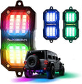 Auxbeam 2-Pod Dynamic Color Changing RGB LED Rock Lights by Auxbeam