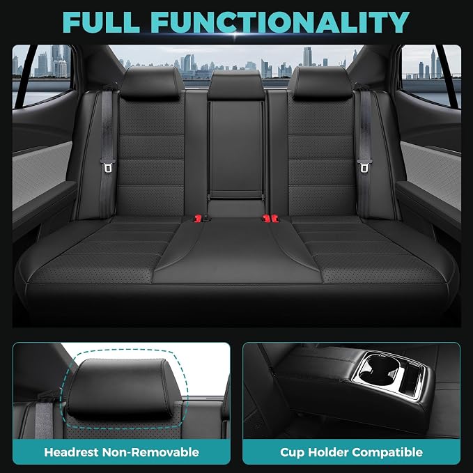 Leather Seat Covers for Toyota Camry 2025 LE SE Hybrid - Image 5