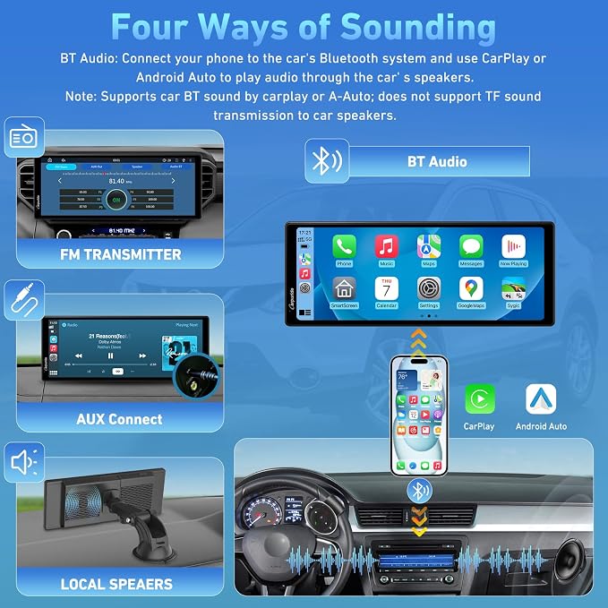 2025 CARPURIDE 9.3 Inch Carplay Screen - Image 3