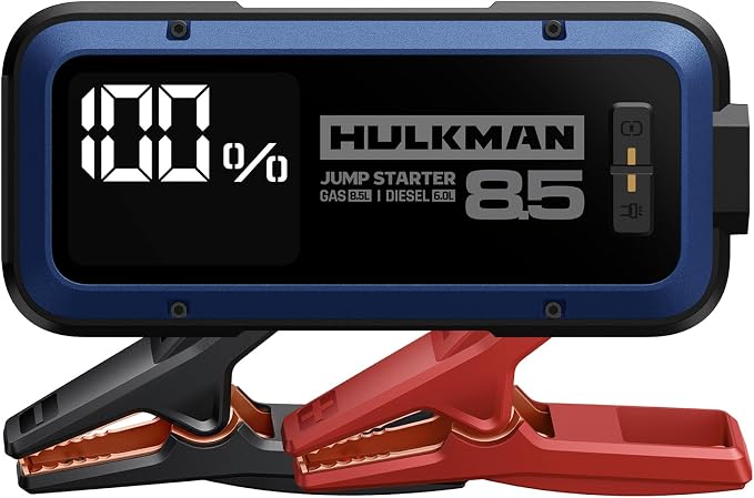 Hulkman Alpha85, Cobalt Blue, 2000A 74Wh Smart Jump Starter, 12V Portable Car by Hulkman