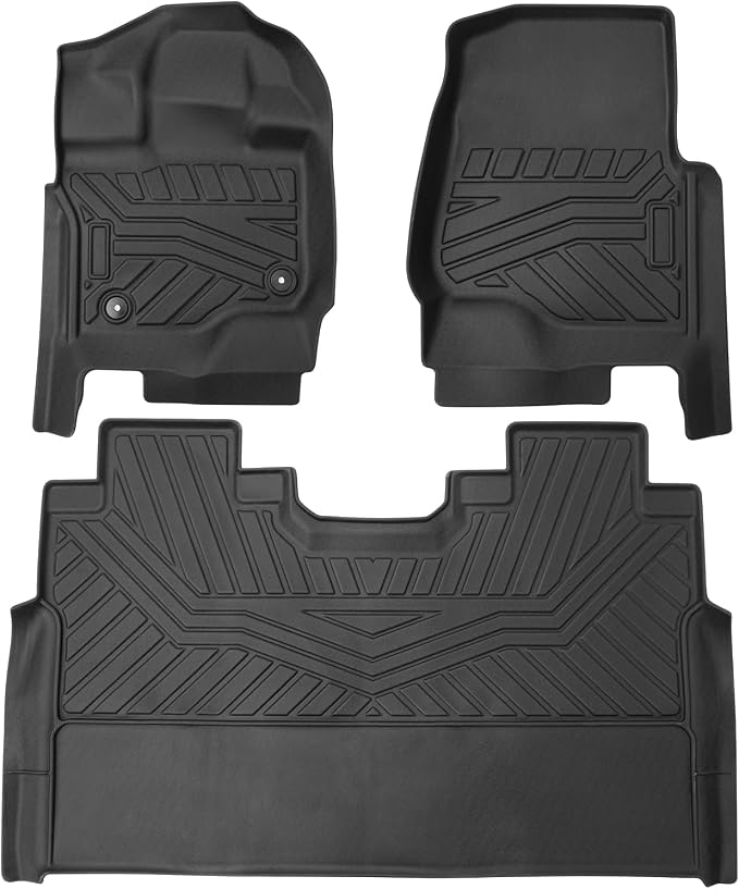 Powerty Floor Mats for 2015-2025 Ford F-150 SuperCrew/F150 Lightning by Powerty