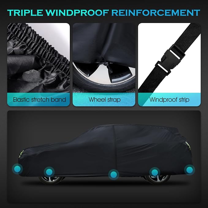SUV Car Cover Waterproof All Weather - Image 9