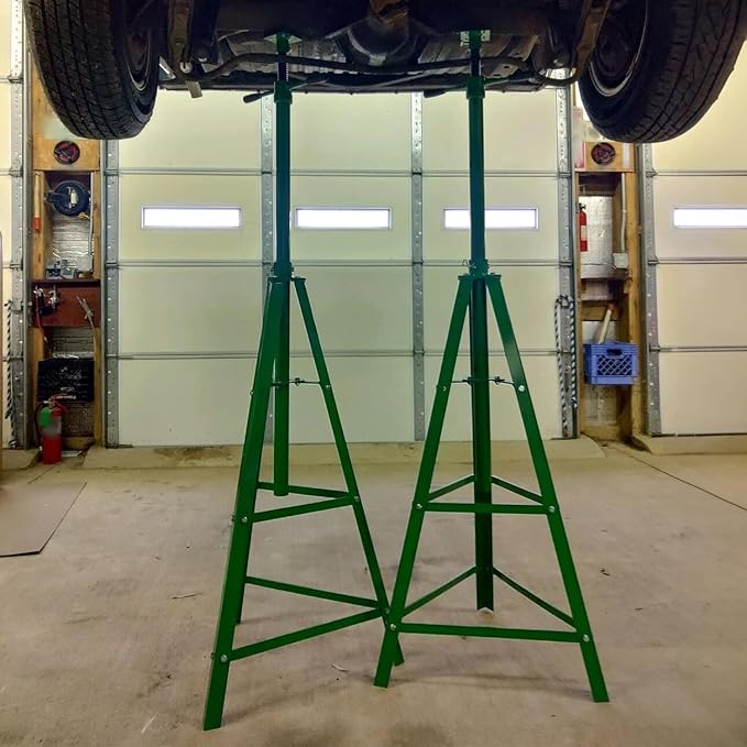 KUAFU 55.62"-79.48" Automotive Under Hoist Jack Stand 2 Ton High Lift - Image 4