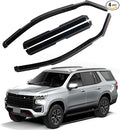 in Channel Rain Guards Fit for 2021 2022 2023 2024 2025 Chevrolet Tahoe/GMC by CHYKORLA