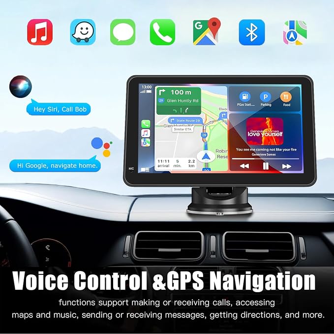 Portable Carplay Screen for Car, Car Audio Receivers - Image 3