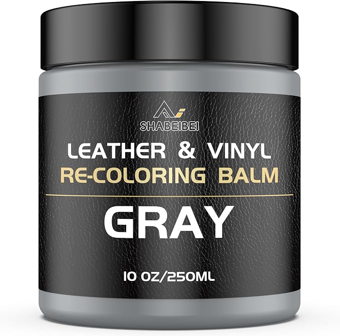 Leather Recoloring Balm, 10oz Leather Color Restorer Leather Repair Kit by SHABEIBEI