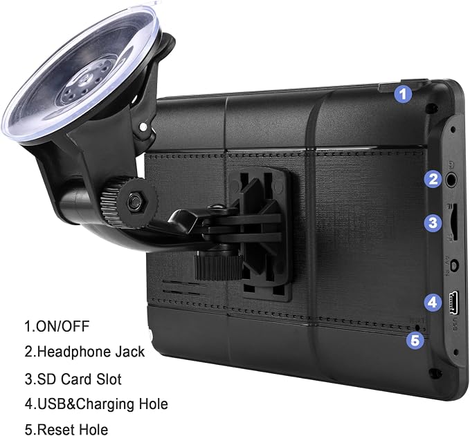 GPS Navigator for Car, Truck GPS Commercial Drivers 2025, Trucker GPS of Semi - Image 6