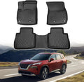 Powerty Floor Mats for 2021-2023 2024 2025 Nissan Rogue Accessories All Weather by Powerty