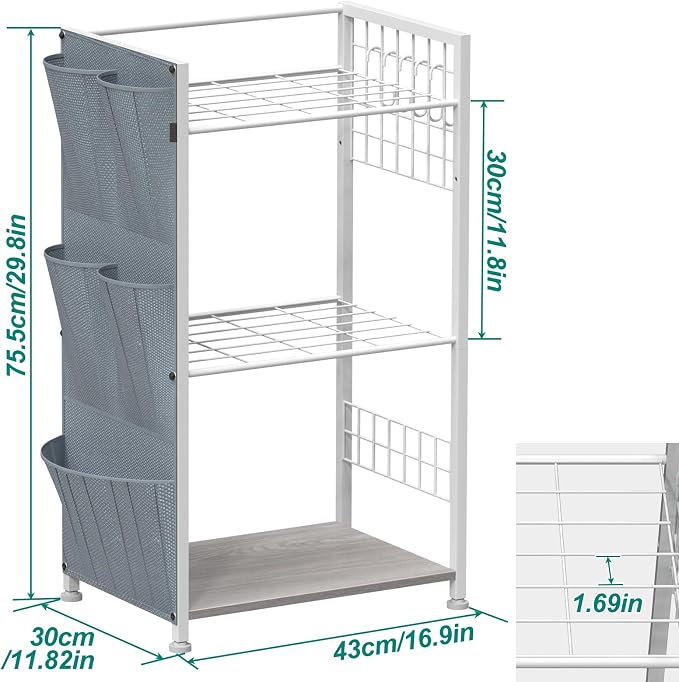 YBING Garden Tool Organizer, Yard Tool Stand - Image 2