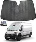Windshield Sun Shade for 2014-2025 Dodge RAM ProMaster Full Size Cargo Van by ZOIBVCARSUNSHADE