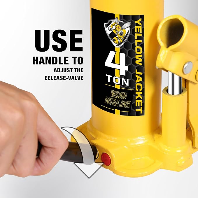 YELLOW JACKET 4 Ton Muti-Directional Welded Bottle Jack - Image 5