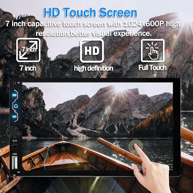 Leadfan Double Din Car Stereo - Image 6