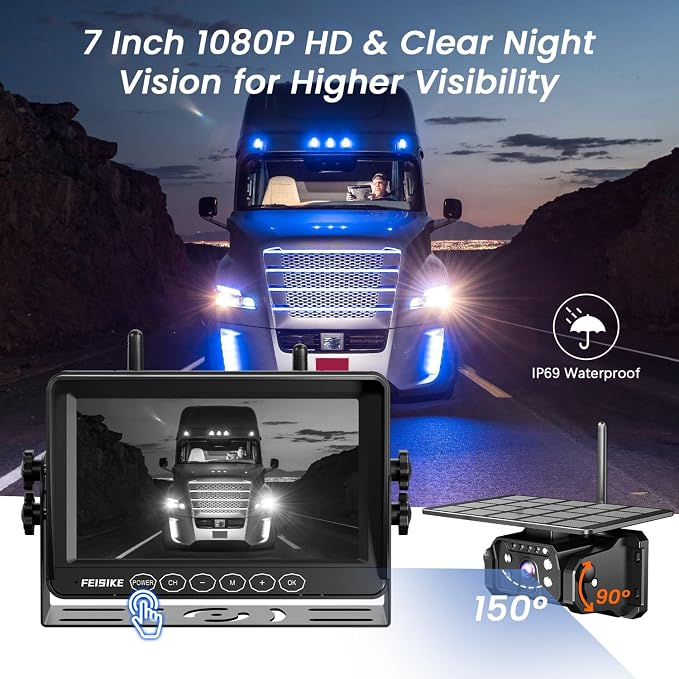 Dual Magnetic Solar Wireless Backup Camera - Image 5