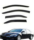 Wind Deflector Compatible with 2007-2011 Toyota Camry Sedan Smoke Sun/Rain by GLDIFA
