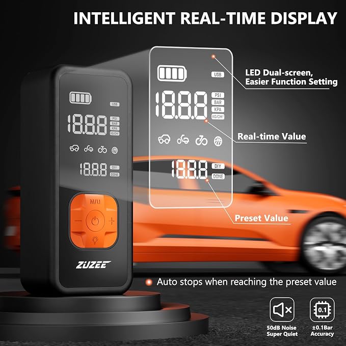 Tire Inflator Portable Air Compressor - Image 5