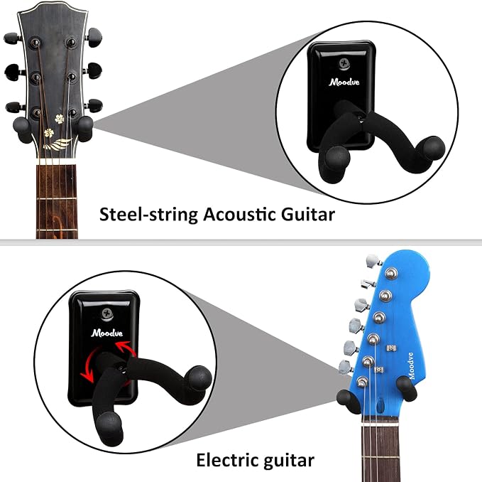 Guitar Wall Mount Hanger, Guitar Hook Holder Stand - Image 3