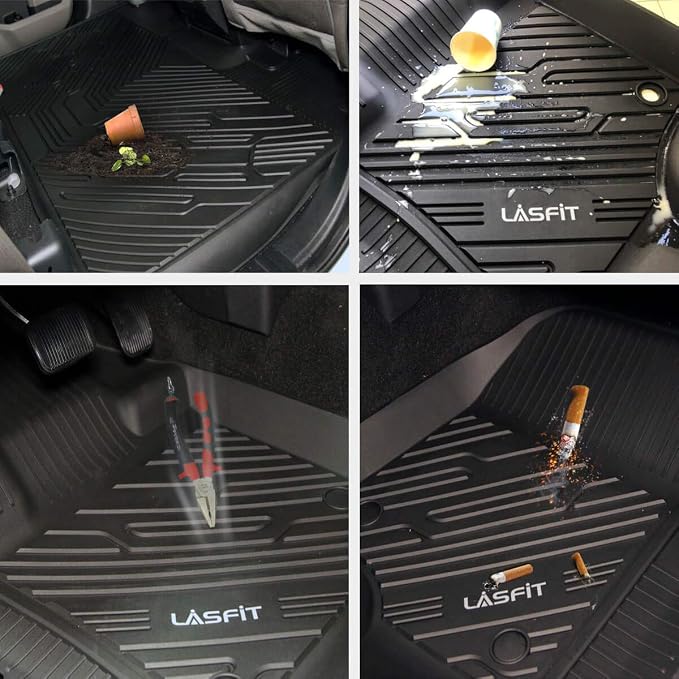 LASFIT Floor Mats Fit for Volkswagen Tiguan 2024 2023 2022 2021 2020 2019 2018 - Image 9