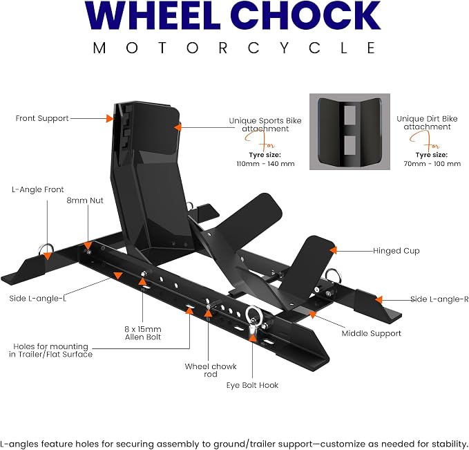 GRAND PITSTOP Universal Wheel Chock - Image 2