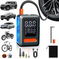 Tire Inflator Portable Air Compressor, 150 PSI Cordless Mini Bike Tire Pump by Unknown