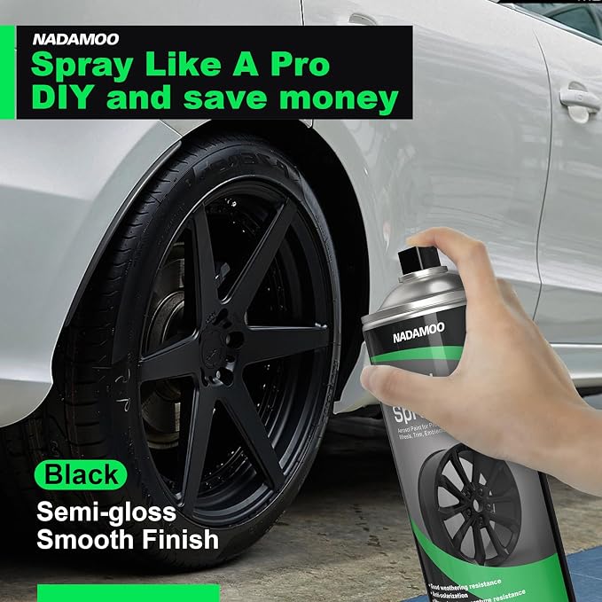 NADAMOO Aluminum Wheel Spray Paint, Car Rim Aerosol Paint - Image 2