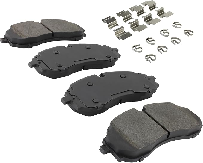 Premium Semi-Metallic Front Brake Pads Compatible - Image 2